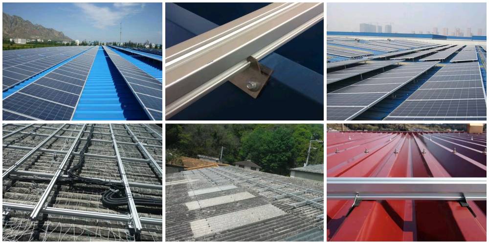 Color Steel Tile Solar Bracket Project Case Color Steel Tile Solar Bracket Project Case
